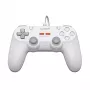 Bedrade gamecontroller GameSir T3 Lite WT wit – ergonomische bedrade controller, compatibel met pc