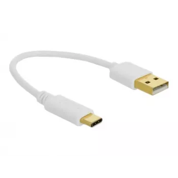 USB-oplaadkabel DeLOCK Type-A naar USB Type-C 15 cm