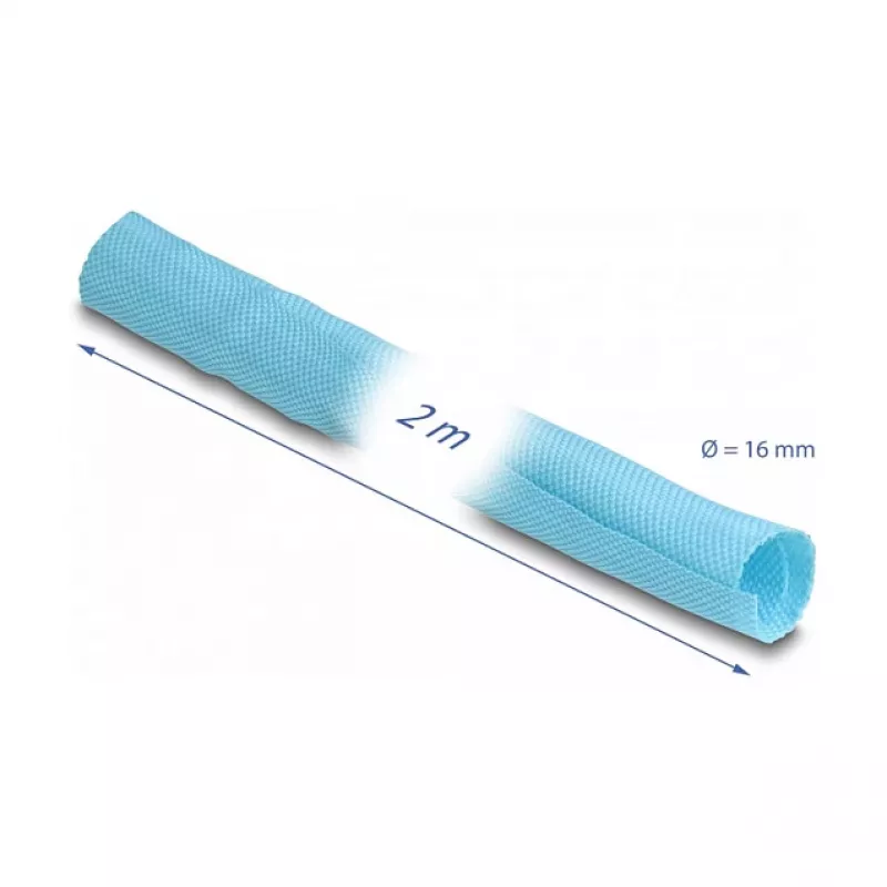 Kabelsleeve DeLOCK 20877 blauw 1,7 cm polyester 2000 mm