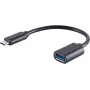 USB-kabel S/CONN 13-30009 USB 3.2 Gen 1 0,1 m USB-C USB-A zwart