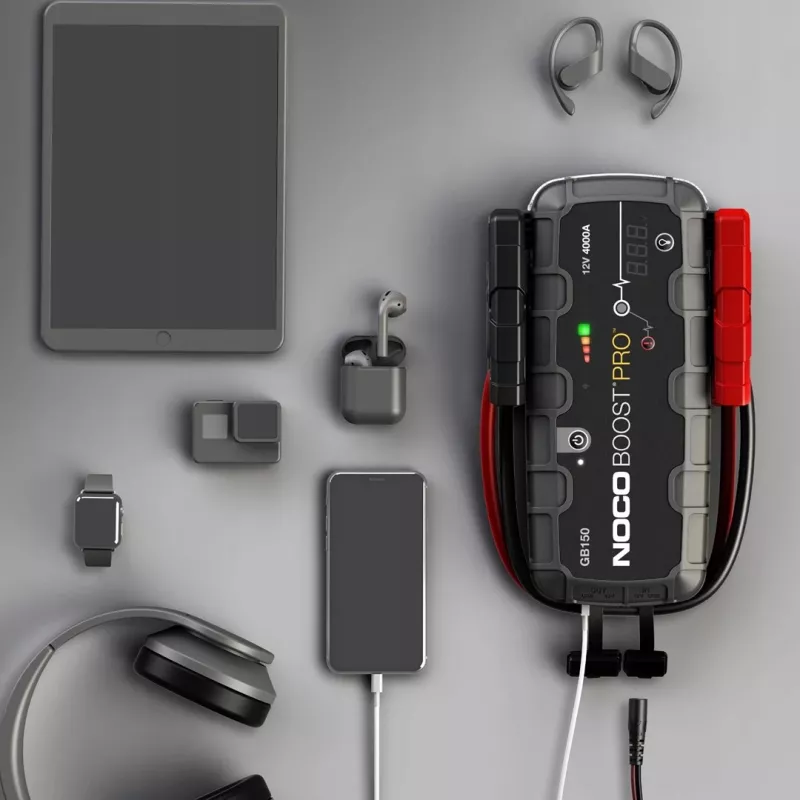 NOCO GB150 Boost 12V 3000A jumpstarter startbooster met ingebouwde 12V/USB-accu