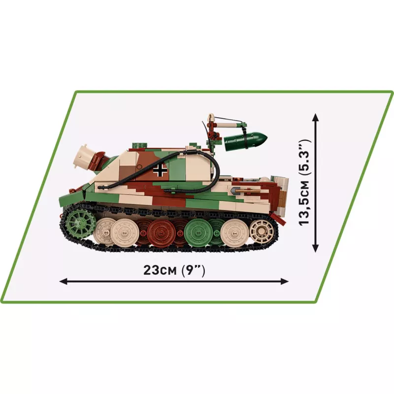 Bouwset Cobi 38 cm Sturmmörser Sturmtiger 1100 onderdelen