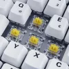 Sharkoon SKILLER SGK50 S3 PBT-toetsenbord gaming USB QWERTZ Duits wit