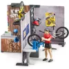 Speelgoed fietsenwinkel BRUDER 63120 speelset met werkplaats en accessoires