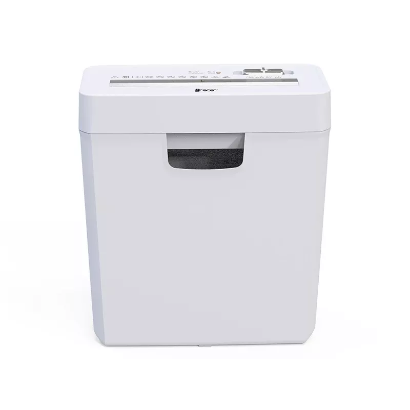 Papiervernietiger TRACER Tracer 47584 — kruissnit 6 mm, tot 5–6 vel, bak 10 L, wit