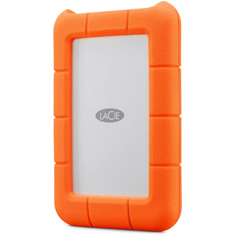 Rugged Mini 5 TB, externe harde schijf (zilver/oranje, Micro-USB-B 3.2 Gen 1 (5 Gbit/s))