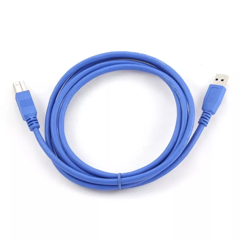 Gembird - USB-kabel - USB Type-A (M) naar USB Type-B (M) - USB 3.0 - 1,8 m - moulded - blauw