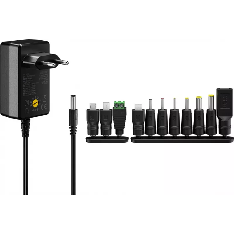 Goobay 64568 lader voor mobiele apparaten universeel zwart AC indoor (64568)