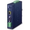 Planet industriële RS-232 -422 -485 naar IP-converter - 1x COM - 1x 100Base-FX -SFP - 9-48VDC - -40-+75