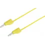 VOLTCRAFT meetkabel [stekker 4 mm - stekker 4 mm] 2 m geel MSB-300 (MSB-300-3-GB)