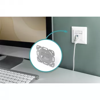 Afdekplaat voor multimedia-/keystone-modules Digitus DN-93831-1