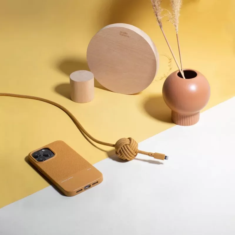 Native Union Night Cable USB-C-naar-Lightning-kabel, 3 m, Kraft (NCABLE-CL-KFT-NP)