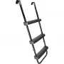 Trampolineladder HUDORA universeel 70–100 cm, zwart, verstelbare veiligheidstrappen