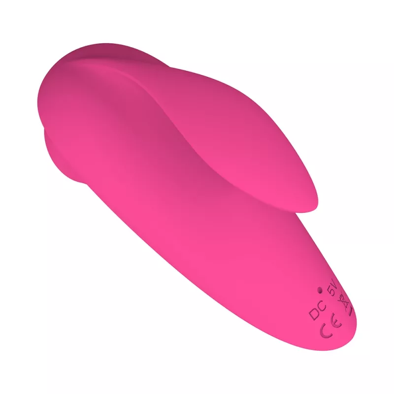 Clitoris-massageapparaat Erolab Dolphin VVS01r Rose Pink — compacte persoonlijke stimulator, USB-oplaadbaar