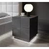 Nachtlamp Cama Meble REJA – opbouw LED wit, AC-voeding