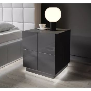 Nachtlamp Cama Meble REJA – opbouw LED wit, AC-voeding