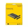 DeLOCK PCI Express x16-kaart naar 5 x interne M.2 Key B / SATA