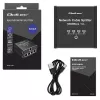 Ethernet mini-switch QOLTEC 52293 1x4 RJ45, unmanaged netwerksplitter 1-in 4-out