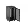 Rackkast LANBERG FF01-6624-23BL 24U vrijstaand 19 inch 600×600 mm IP20 zwart