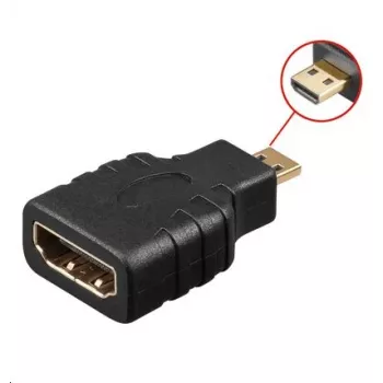Microconnect HDM19F19MM kabel-genderchanger micro HDMI HDMI zwart