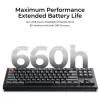 Mechanisch toetsenbord Keychron V3 Ultra 8K — bekabeld & Bluetooth, QWERTY-layout, RGB LED, zwart