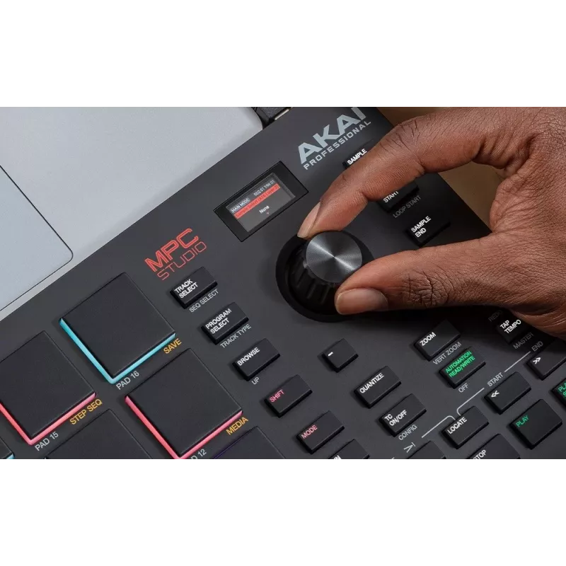 Akai MPC Studio II muziekproductiecontroller, sampler, MIDI, USB, zwart