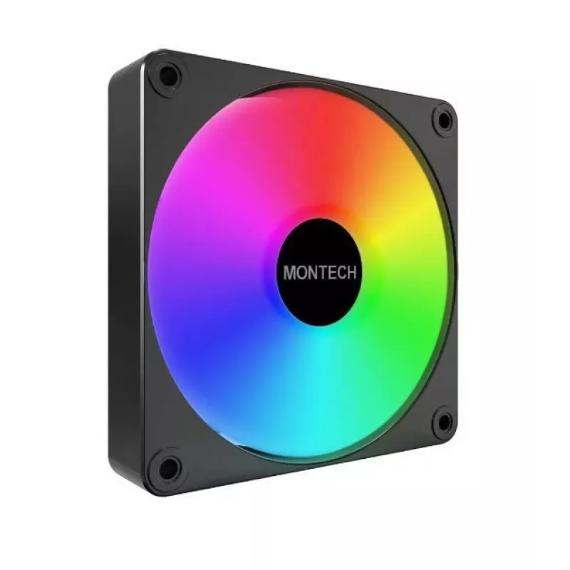 Montech GF120 V2 ARGB computerbehuizing-ventilatormodule 12 cm zwart 3 st.