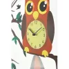 NeXtime klok 8169 Oohoo, Ø43 cm, wand, meerkleurig