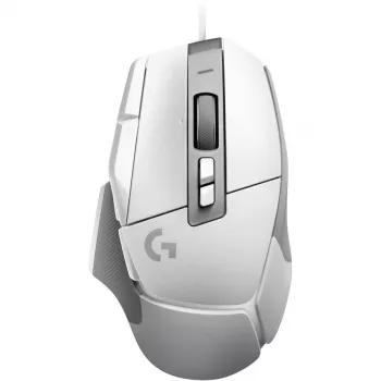 Gaming-muisbundel Logitech G G502 X met G240 hard gaming-muismat — rechtshandig, optisch 25600 DPI, USB Type-A, 13 toetsen, wit