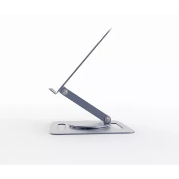 Laptop-riser-standaard GEMBIRD NBS-DR1-01 – draaibare basis, in hoogte verstelbaar, Space Grey