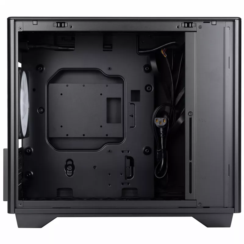 InWin A3 Mini-Tower gehard glas – zwart
