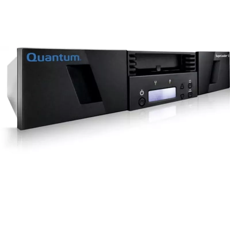 Quantum SuperLoader 3 met drive(s) (model C) – tapeloader – 96 TB / 240 TB – slots: 8 – LTO Ultrium (12 TB / 30 TB)