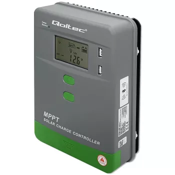 MPPT solar-laadregelaar QOLTEC 53662 met temperatuursensor