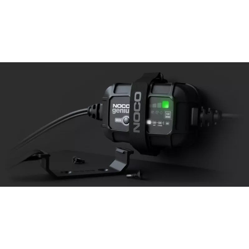 NOCO GENIUS5 5A acculader voor 6V/12V-accu's met onderhouds- en desulfateringsfunctie