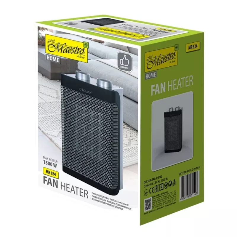 Keramische heteluchtkachel Maestro MR-924 1500W