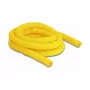 DeLOCK Woven Sleeve zelfsluitend hittebestendig 2 m x 16 mm geel