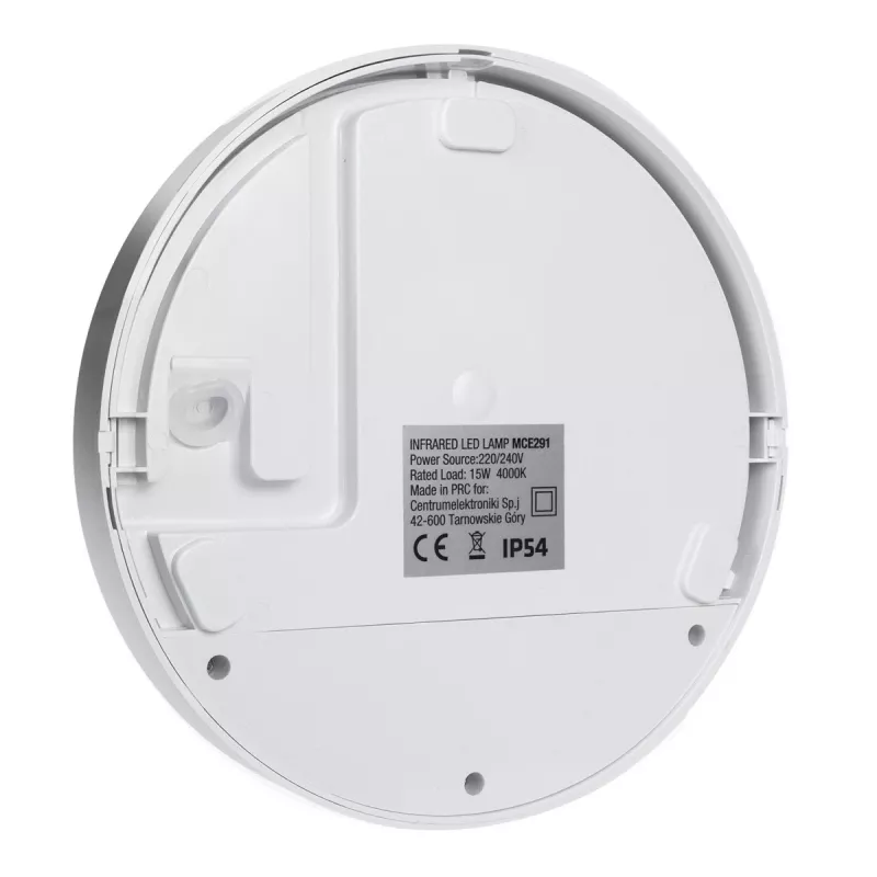 LED-lamp MACLEAN MCE291W met IR-bewegingssensor, 10 W, 3000 K