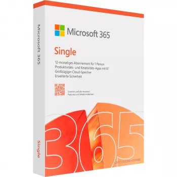 Microsoft 365 Personal [DE] 1J abonnement, medialog, FY25H2 alleen voor Windows >10 / MacOS