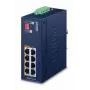 PLANET IPOE-470-12V industriële 4-poorts Gigabit 802.3bt PoE++-injectorhub
