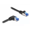 Netwerkkabel DeLOCK RJ45 Cat.6A S/FTP 0,5 m zwart