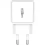 ANSMANN HC218PD - voeding - 18 watt - 3000 mA - PD, QC 3.0 - 2 uitgangspoorten (USB, USB-C) - wit (1001-0111)