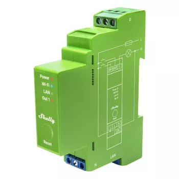Shelly Pro Dimmer 1 DIN-rail slimme schakelaar, 1-kanaals