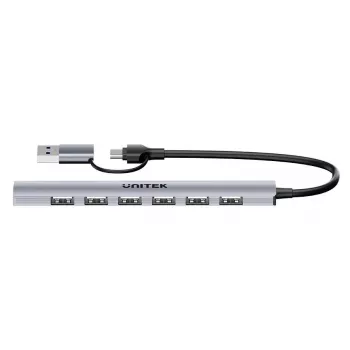 Unitek H1209AGY01 USB-A 5Gbps 7-in-1-USB-hub