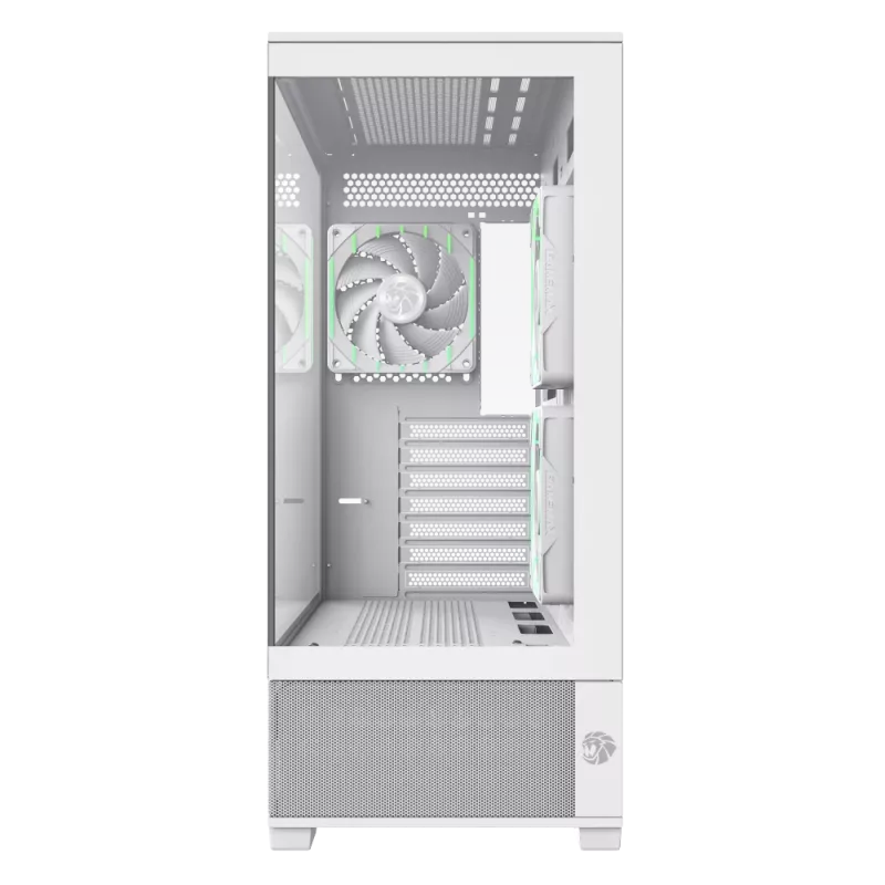 Gamemax behuizing | VISTA 2 AW | wit | midi-tower | voeding niet inbegrepen