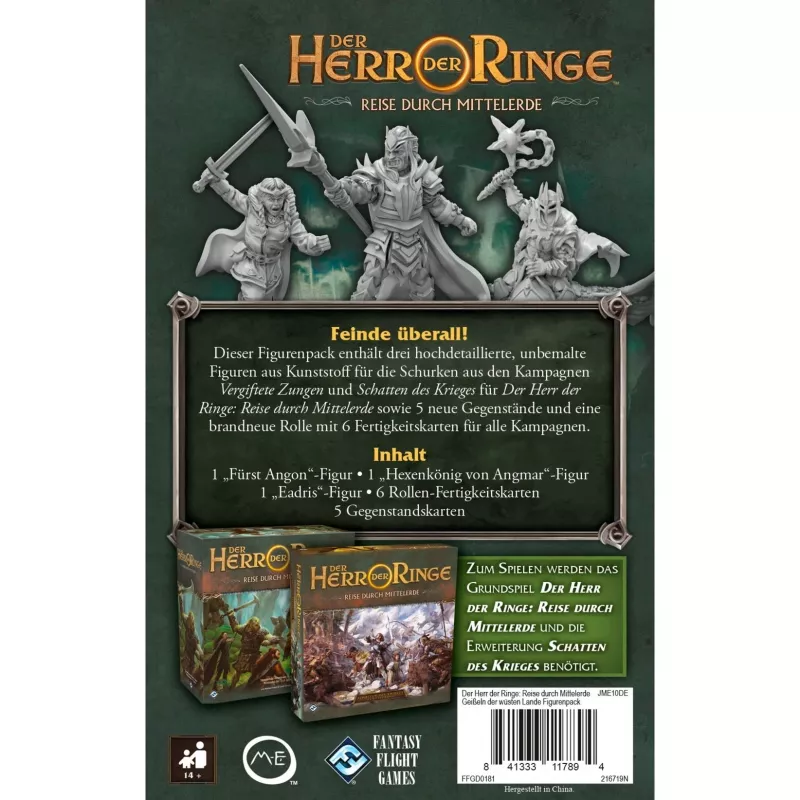 Asmodee In de ban van de Ring: Reizen in Midden-aarde - Geesels van de Woestenij-uitbreiding