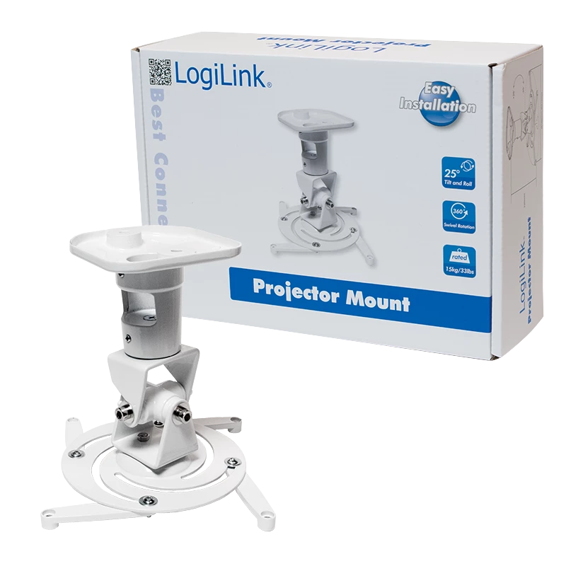 Plafondhouder LogiLink BP0003 maximaal gewicht 15 kg wit