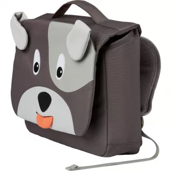 Schooltas hond (grijs)