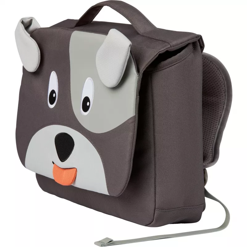 Schooltas hond (grijs)