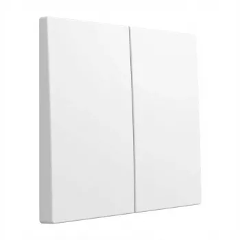 Schakelaarwip GIRA System 55 2-voudig, model 329503, zuiverwit