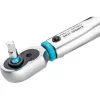 Momentsleutel 5107B-3CT voor bits, 1/4 (blauw/zwart, omschakelbare ratel)